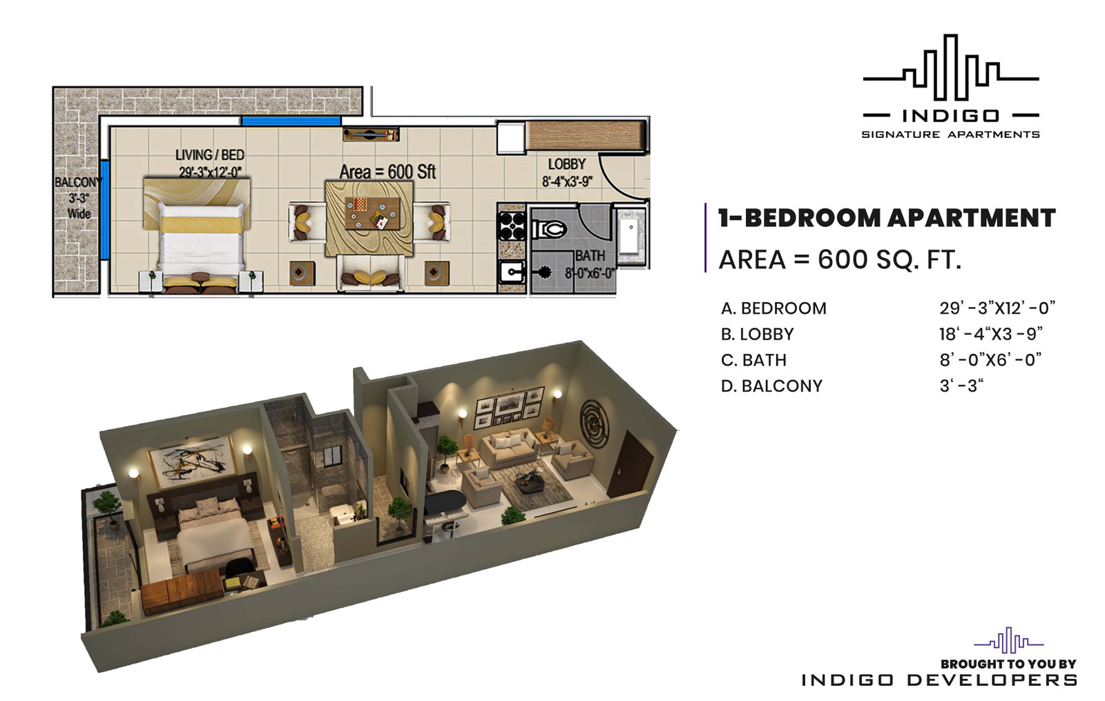 Signature Apartments 1 bedroom